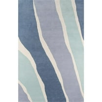 Novogratz Contemporary Rectangle Area Rug, Blue, 5' X 8'