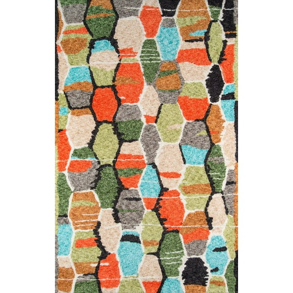 Novogratz Tiles Rug, MULTI