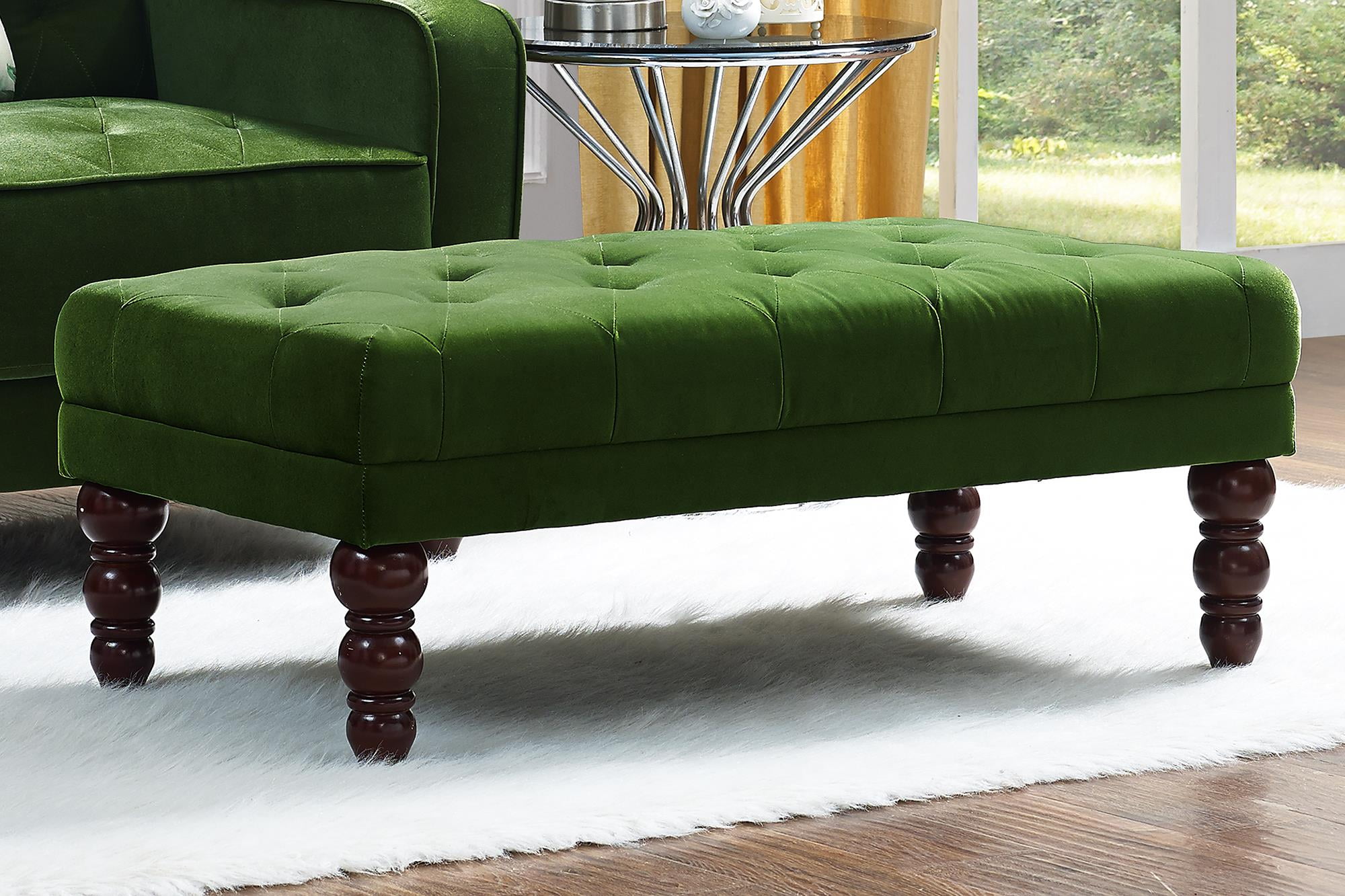 Novogratz vintage tufted sale ottoman