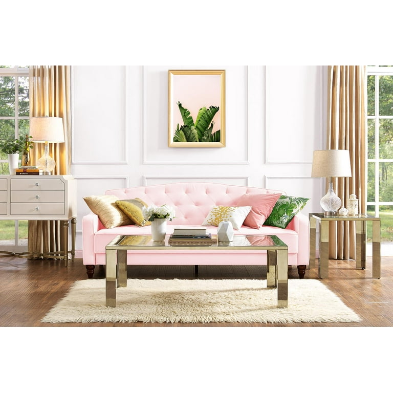 Novogratz vintage tufted shop ottoman