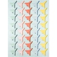thumbnail image 1 of Novogratz Airplane Houndstooth Seafoam Rug, SEAFOAM, 1 of 4