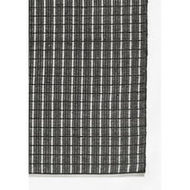 Novogratz Contemporary Rectangle Area Rug, Black, 5' X 7'6"