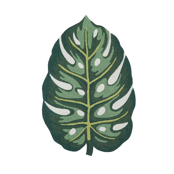 Novogratz Cucina CNA14 Green Monstera 3' X 4'6"