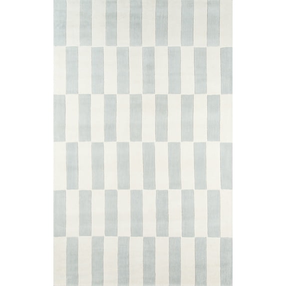 Novogratz by Momeni Delmar Breaker Hand Tufted Wool Grey Area Rug 3' 6" x 5' 6"