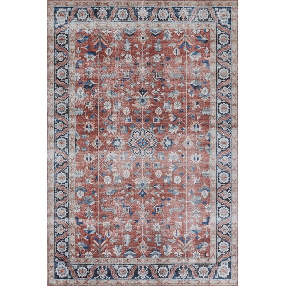Novogratz by Momeni Doheny Diana Polyester Rust Area Rug 2' X 3'