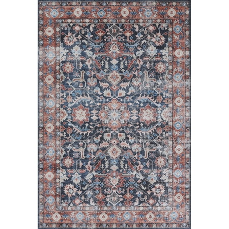 Novogratz by Momeni Doheny Vincente Polyester Navy Area Rug 2' X 3'