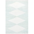 thumbnail image 1 of Novogratz by Momeni Ferris Oli Geometric Aqua Area Rug 3'3" X 5', 1 of 6