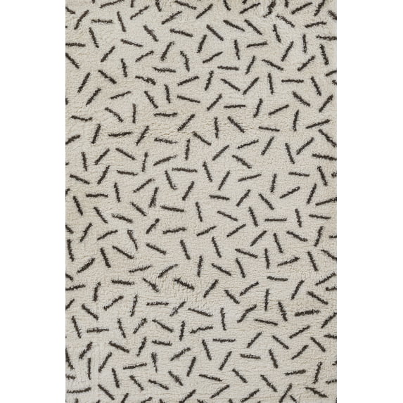 Novogratz by Momeni Transcoso Festa Polyester Geometric Ivory Area Rug 7'10" X 10'