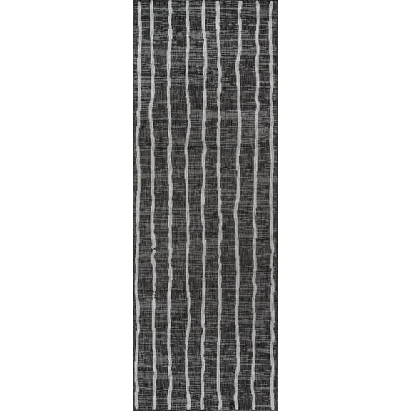 Novogratz by Momeni Villa Sicily Indoor Outdoor Charcoal Area Rug 2' X 10' Runner