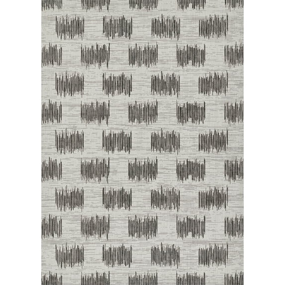 Novogratz by Momeni Villa Turin Ivory Indoor Outdoor Rug 2' X 6' Runner