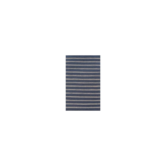 Novogratz by Momeni Montauk Lighthouse Hand Woven JuteNavy Area Rug 5' X 7'