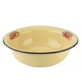 thumbnail image 1 of Novomoskovsjka Posuda Strawberry and Cream Enamel Basin 9.5 Qt (9 L) Enameled Steel Vegetable Basin Enamel Bowl Kitchen Mixing Basin Vintage Enamel Washing Basin, 1 of 10