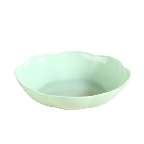 Novryn Orange Flower Shaped Melamine Serving Bowl Salad Bowl, 6 x 1 Inch, Food Grade Kitchen Essential for Home Cooking