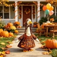 thumbnail image 1 of Novryn Thanksgiving Goose Outfit Clothes For Porch, 24 x 14 Inch Polyester Cover With Printed Fall Detail And A Slip On Fit, Porch Lawn Garden Or Front Yard Display Use, 1 of 7