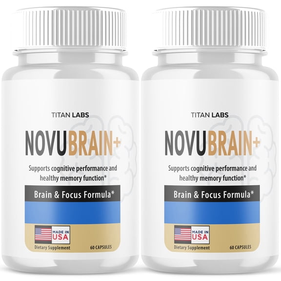 NovuBrain+ Advanced Brain Support Formula Supplement Novu Brain+ 120 Capsules