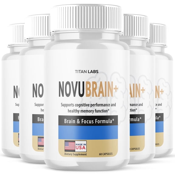 NovuBrain+ Advanced Brain Support Formula Supplement Novu Brain+ 300 Capsules
