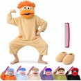 thumbnail image 1 of NovuLife Big Mouth Beast Onesie, Goofy Snuggle Plush Pajamas, Silly Creature Jumpsuit Cozy Home Loungewear, 1 of 7