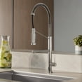 thumbnail image 1 of Novuet Single Handle, Pull-Down Kitchen Faucet with Pot Filler in Chrome, 1 of 11