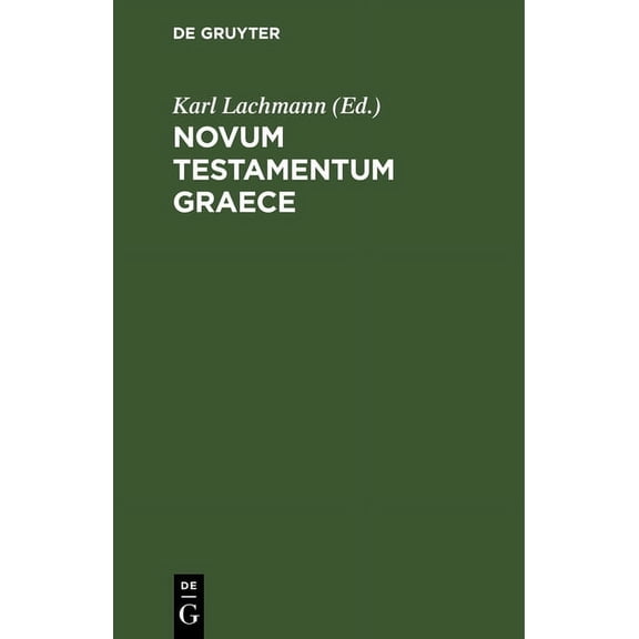 Novum Testamentum Graece (Hardcover)