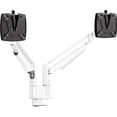 thumbnail image 1 of Novus CLU Duo Monitor Arm Set, Easy Alignment for Side-By-Side Viewing, 3-in-1 Mount, Fast Installation, White, 1 of 6