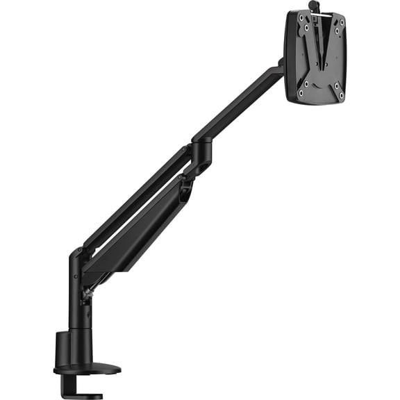 Novus CLU II c Monitor Arm, Taller Profile for Larger Monitors, Gas Spring Movement, Fast Installation, 3-in-1 Desk Mount, Black