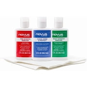 Novus Cleaning and Scratch Remover Kit with Microfiber Cleaning Cloth - 2 Ounce Set