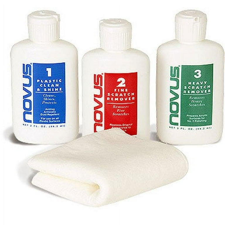 Novus 1, 2, 3 Polishing Kit For Plastic - 2 oz.