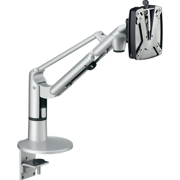 Novus LiftTEC I Monitor Arm, Adjustable for Comfort, 3-in-1 Desk Mount, 17 lb Capacity, Silver