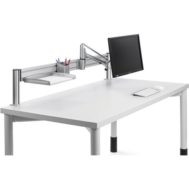 Novus Office Toolbar Set, Includes Toolbar, LiftTEC? Monitor Arm, Organization Tray, and Pencil cup, Adjustable, Clamp Mounts
