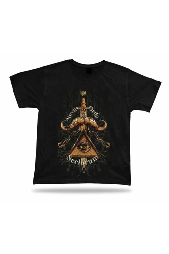 Novus Ordo Seclorum Evil Eye Cross T-Shirt Shirt Special Gift Apparel