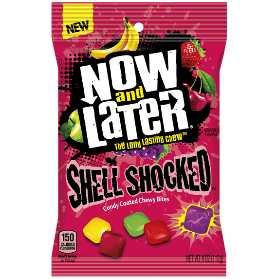 Now &Amp; Later Shell Shocked Candy, Mixed Fruit, 4 Oz