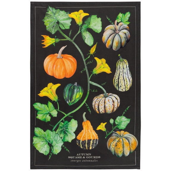 Now Designs 18" x 28" Printed Dishtowel | Autumn Squash