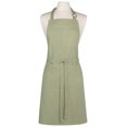 thumbnail image 1 of Now Designs Cotton Chef's Kitchen Apron, Solid Sage Green 28 x 32 in, 1 of 5