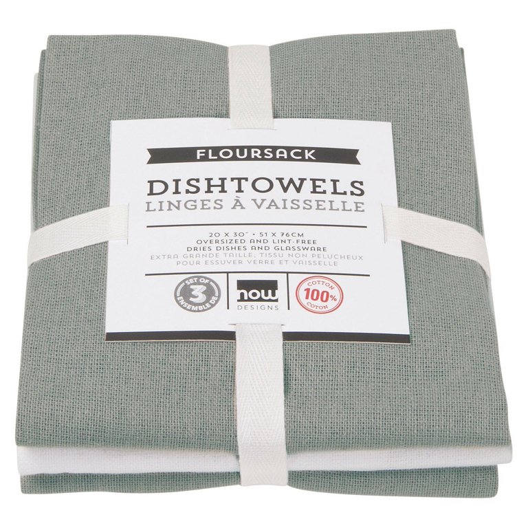 Now Designs Oven Towel, White