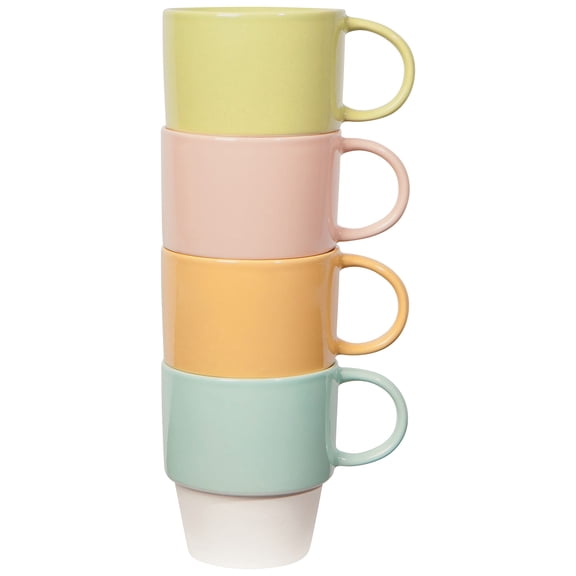 Now Designs by Danica 12oz Nesting Mugs (Set of 4) | Flora