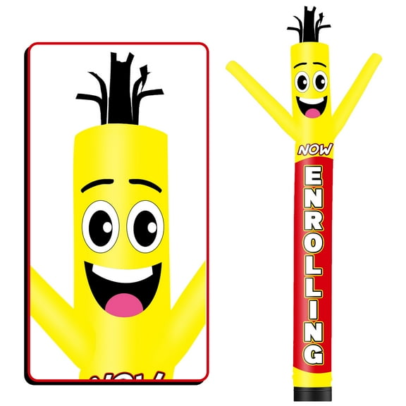 Now Enrolling Inflatable Tube Man  Wacky Wavy Dancing Guy for Outdoor Decoration Advertising Business Promotion (Blower Not Included)
