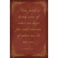 thumbnail image 1 of Now Faith Is Being Sure Of What We Hope For (Hebrews 11:1), bible verse poster, 1 of 1