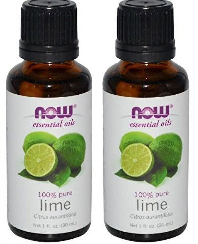 Now Foods - 1 fl oz Lime Oil (Pack of 2)