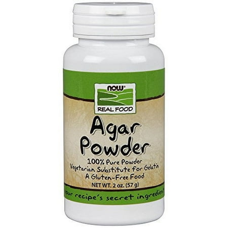 Now Foods Agar Pure Powder, Vegetarian Substitute for Gelatin, 2 oz