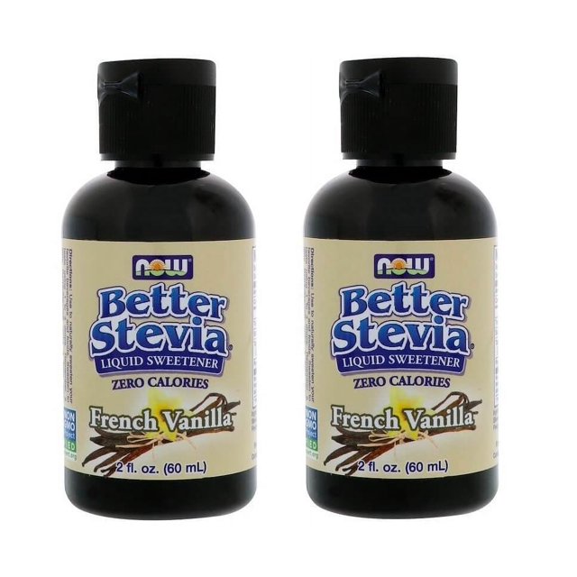 Now Foods Better Stevia, Liquid Sweetener, 2 fl oz (60 ml) 2 Packs