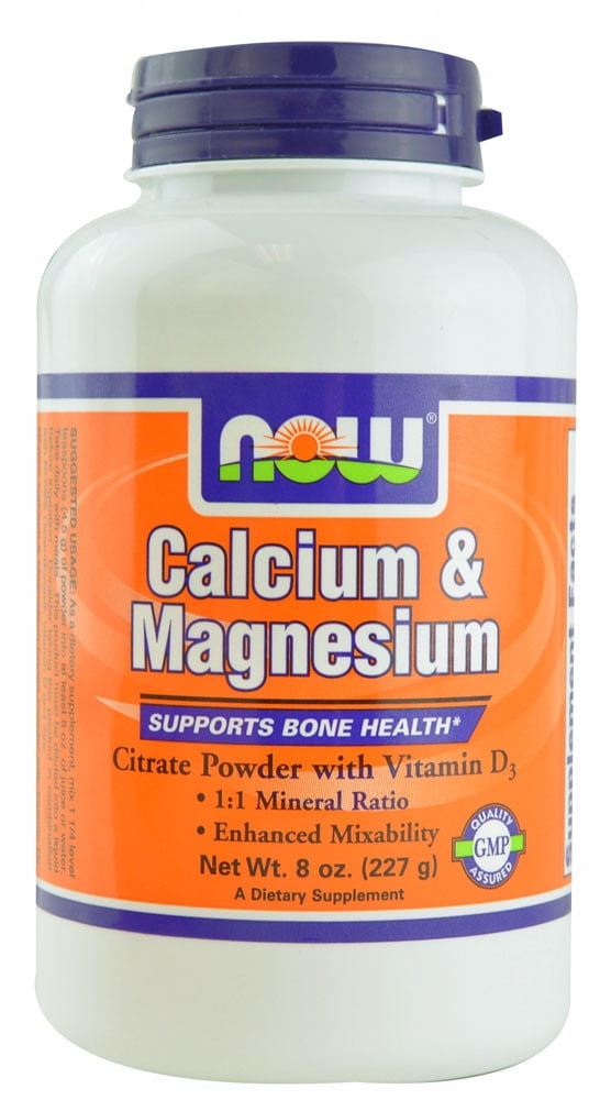 Now Foods Calcium & Magnesium 8 Oz