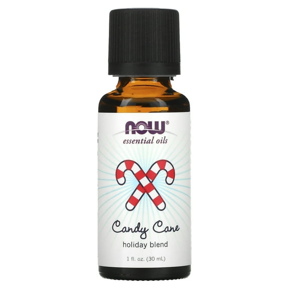 NOW Foods Essential Oils, Candy Cane Holiday Blend, 1 fl oz (30 ml)