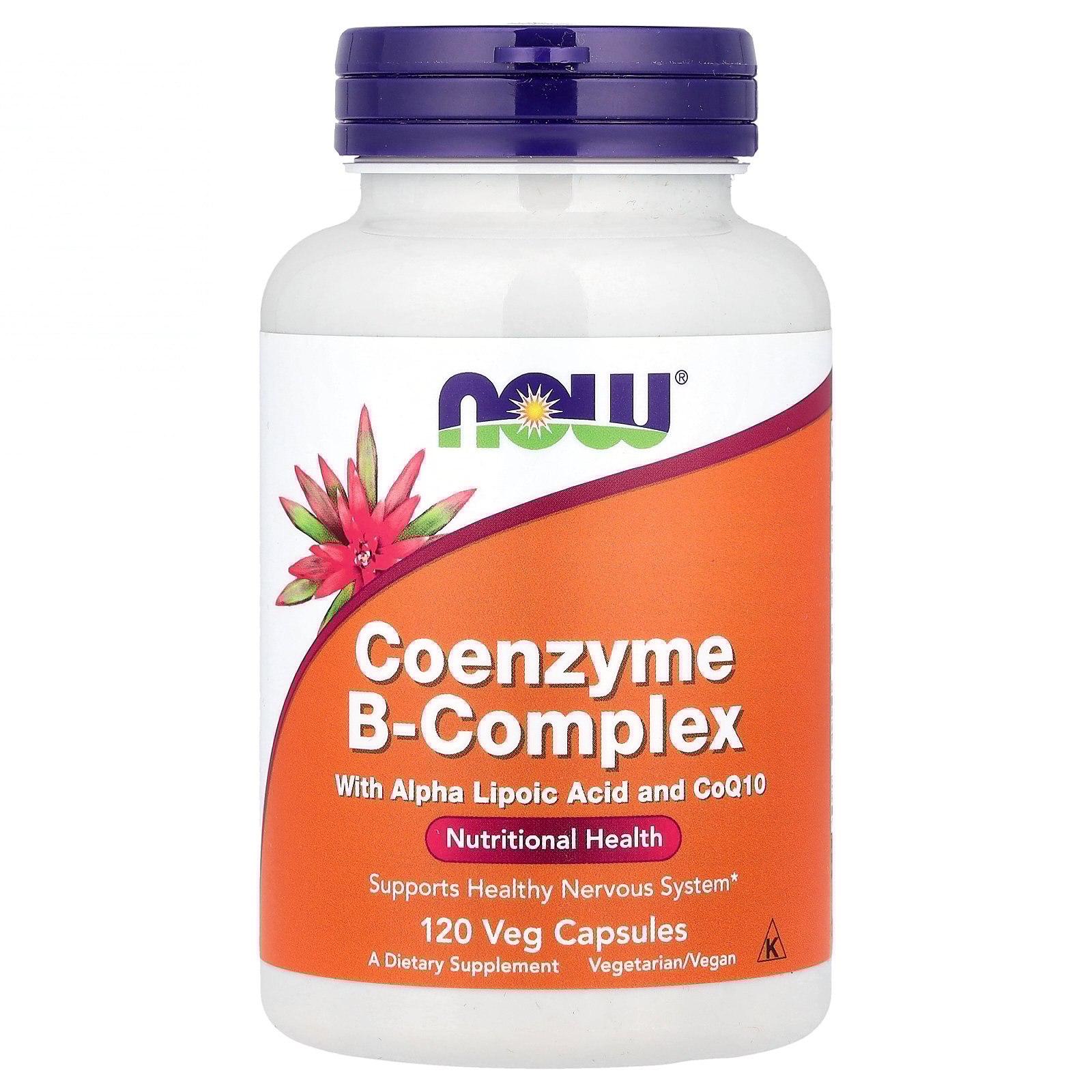 NOW Foods Coenzyme B-Complex With Alpha Lipoic Acid and CoQ10, 120 Veg Capsules
