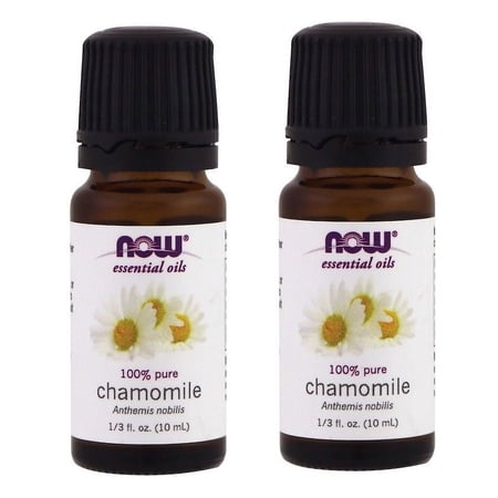 Now Foods - Essential Oils, Chamomile, 1/3 fl oz (10 ml) - 2 Packs