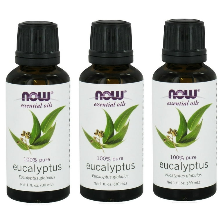 NOW Essential Oils Eucalyptus Oil, 100% Pure - 4 fl oz bottle