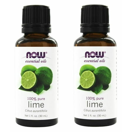 Now Foods - Essential Oils, Lime Oil, 1 fl oz (30 ml) - 2 Packs