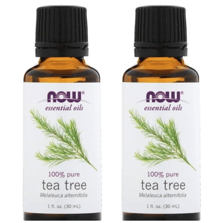 Now Foods Essential Oils, Tea Tree, 1 fl oz (30 ml)- 2 Pack