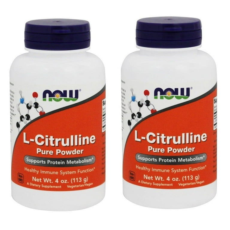 Amazon.com: NOW Foods L-Citrulline Powder, 4 ounce (Pack of