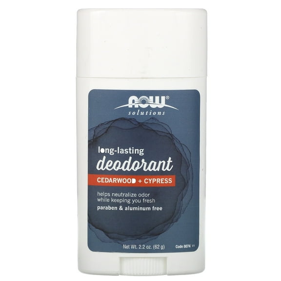Now Foods Long-Lasting Deodorant Cedarwood & Cypress 2.2 oz Stick