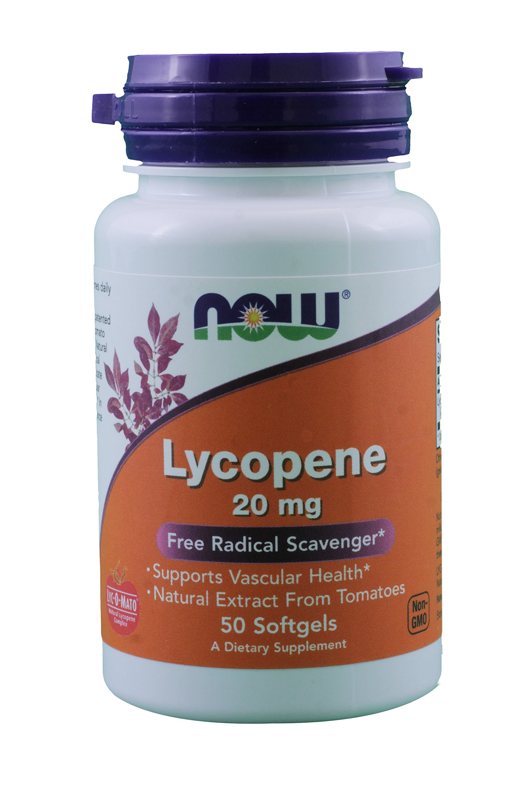 Now Foods Lycopene, 50 Softgels / 20 Mg (Pack Of 2)